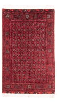 Tapis afghan - Boukhara - 196 x 124 cm - rouge
