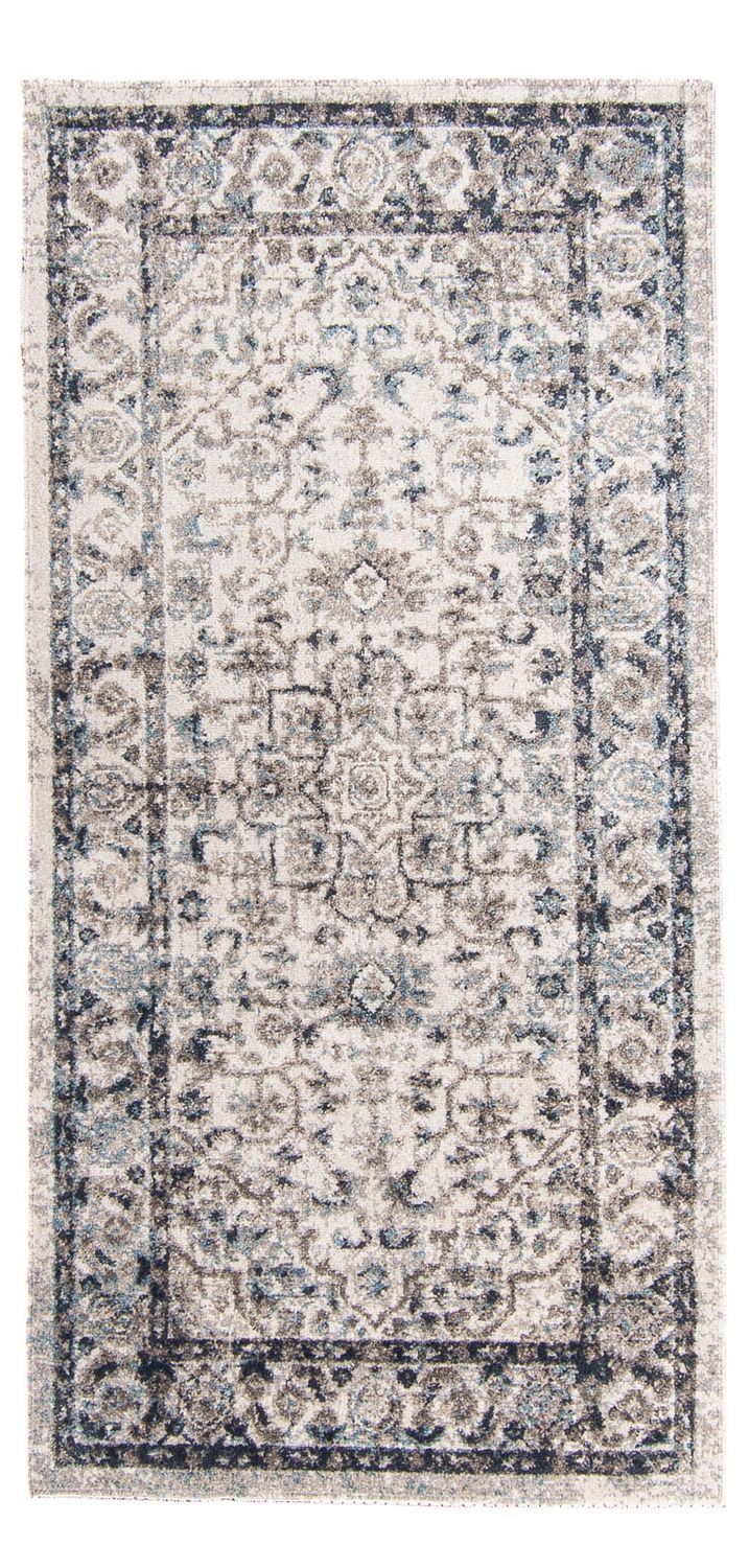 Tapis moderne - 150 x 75 cm - argent