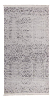 Tapis moderne - 150 x 76 cm - argent