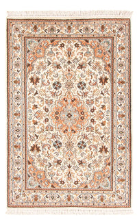 Tapis en soie - Soie du Cachemire - 125 x 78 cm - crème