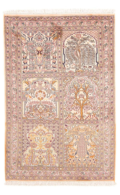 Tapis en soie du Cachemire Tapis 79x119cm - Tapis oriental
