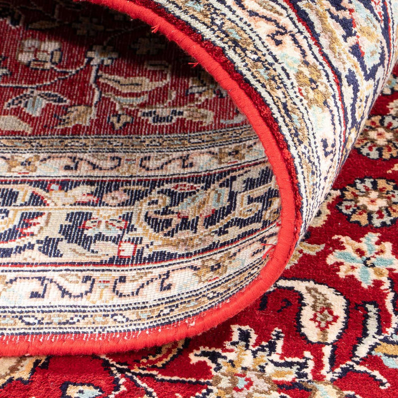 Tapis en soie - Soie du Cachemire - 162 x 90 cm - rouge