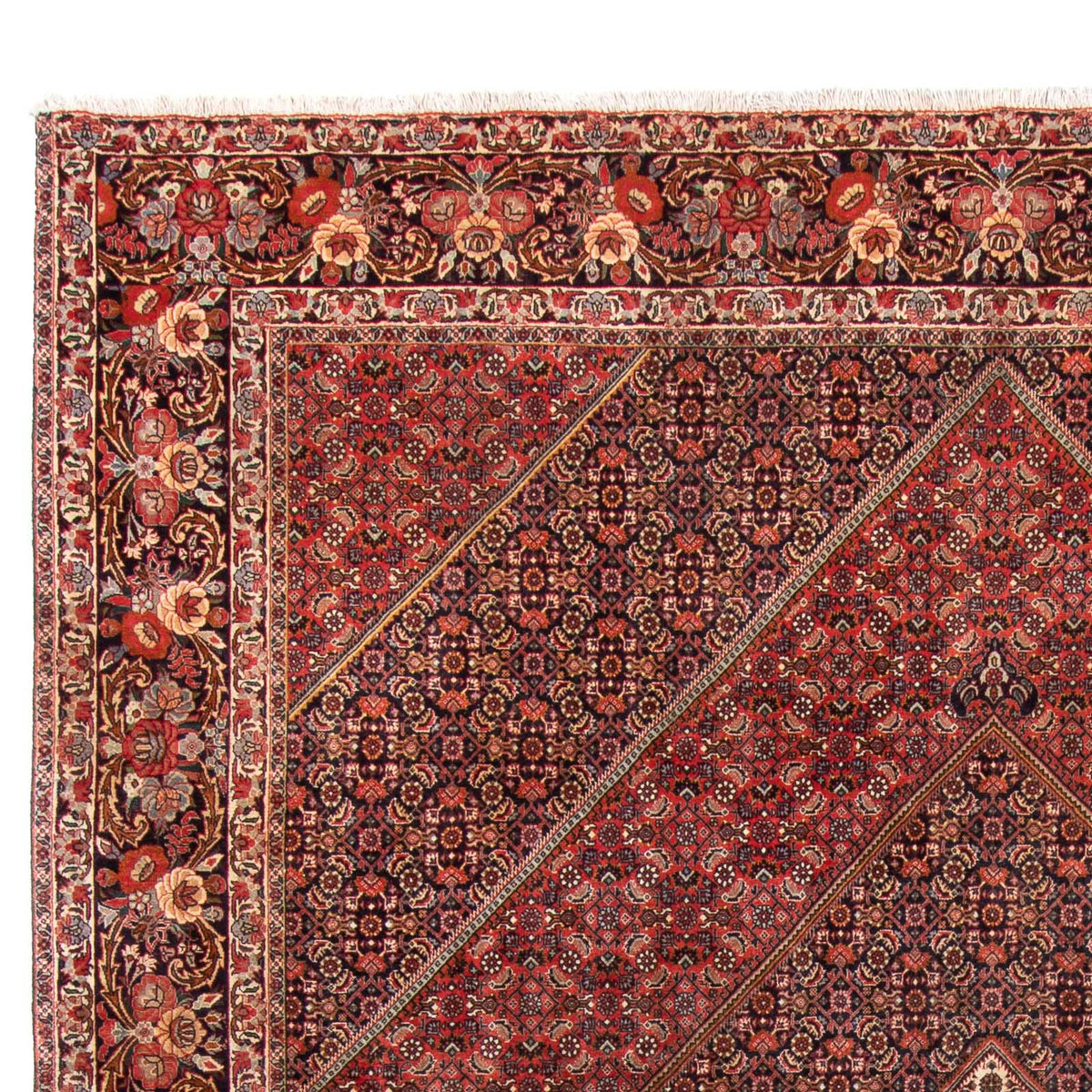 Tapis persan - Bidjar - 350 x 250 cm - rouge