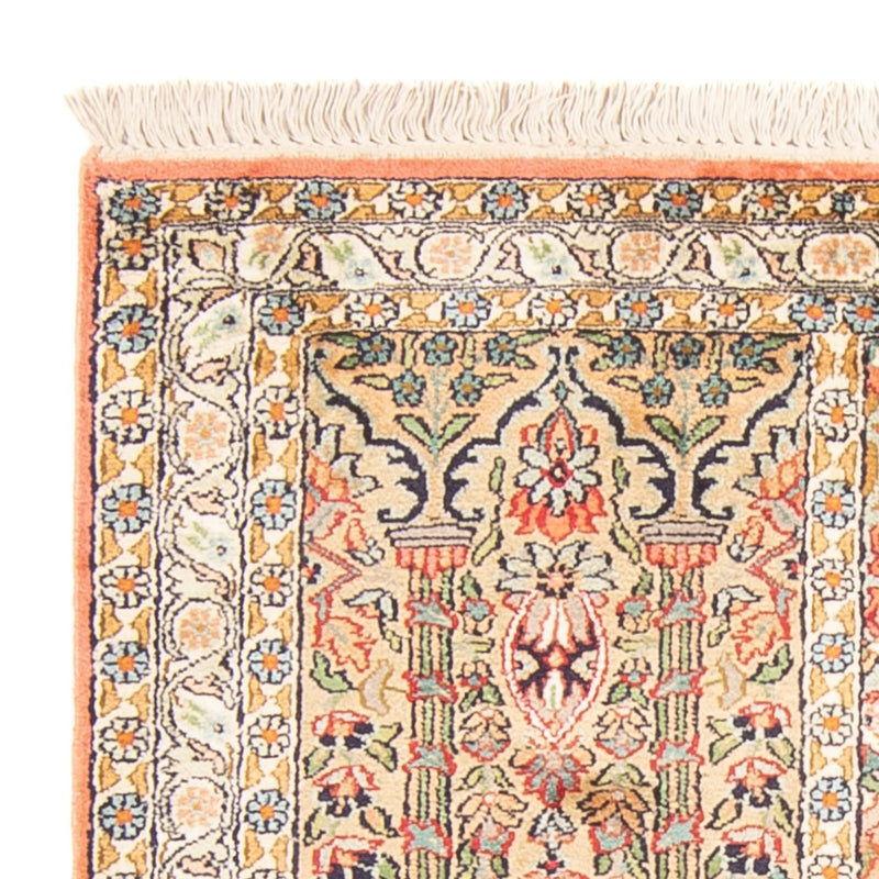 Tapis en soie - Soie du Cachemire - 155 x 80 cm - multicolore