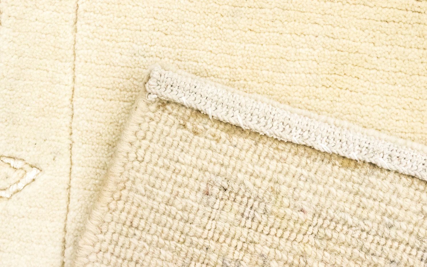 Tapis de couloir Tapis Népalais - 195 x 74 cm - beige