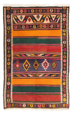 Tapis Kelim - Vieux - 190 x 130 cm - multicolore