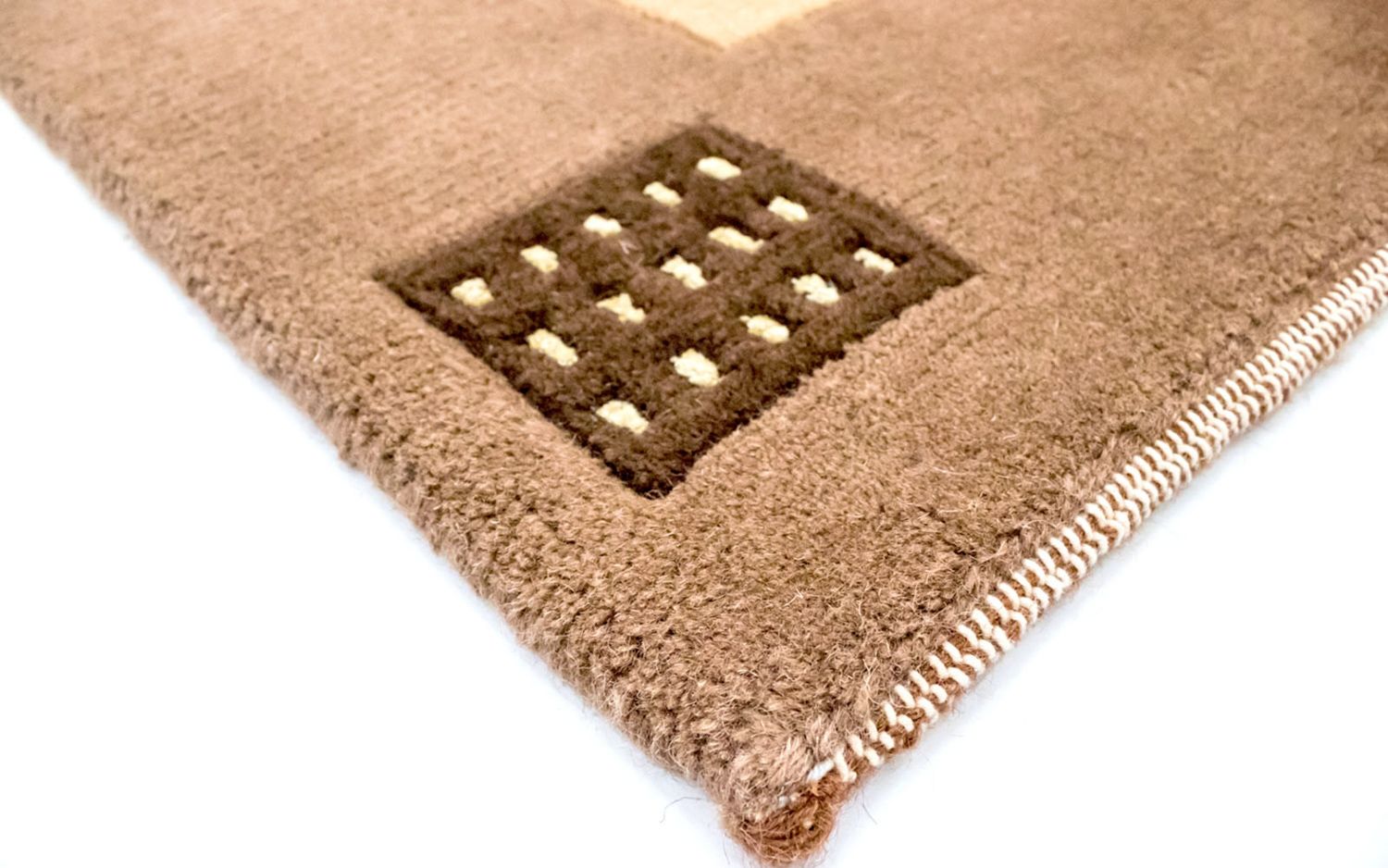 Tapis Népalais - 191 x 148 cm - marron