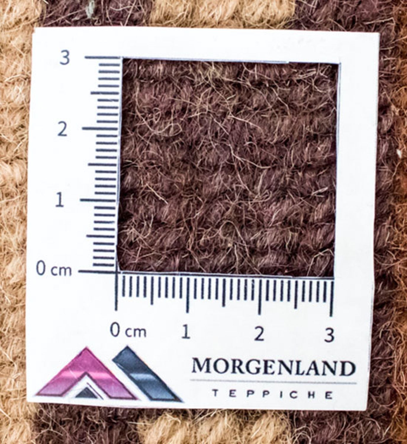 Tapis Népalais - 191 x 148 cm - marron