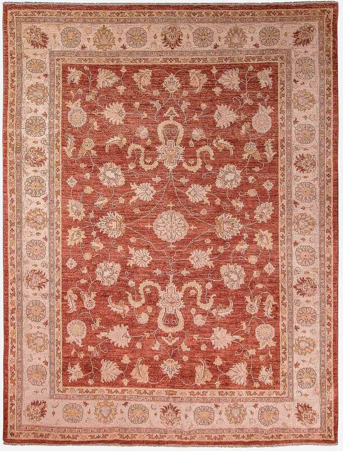 Tapis Ziegler - 276 x 208 cm - rouille