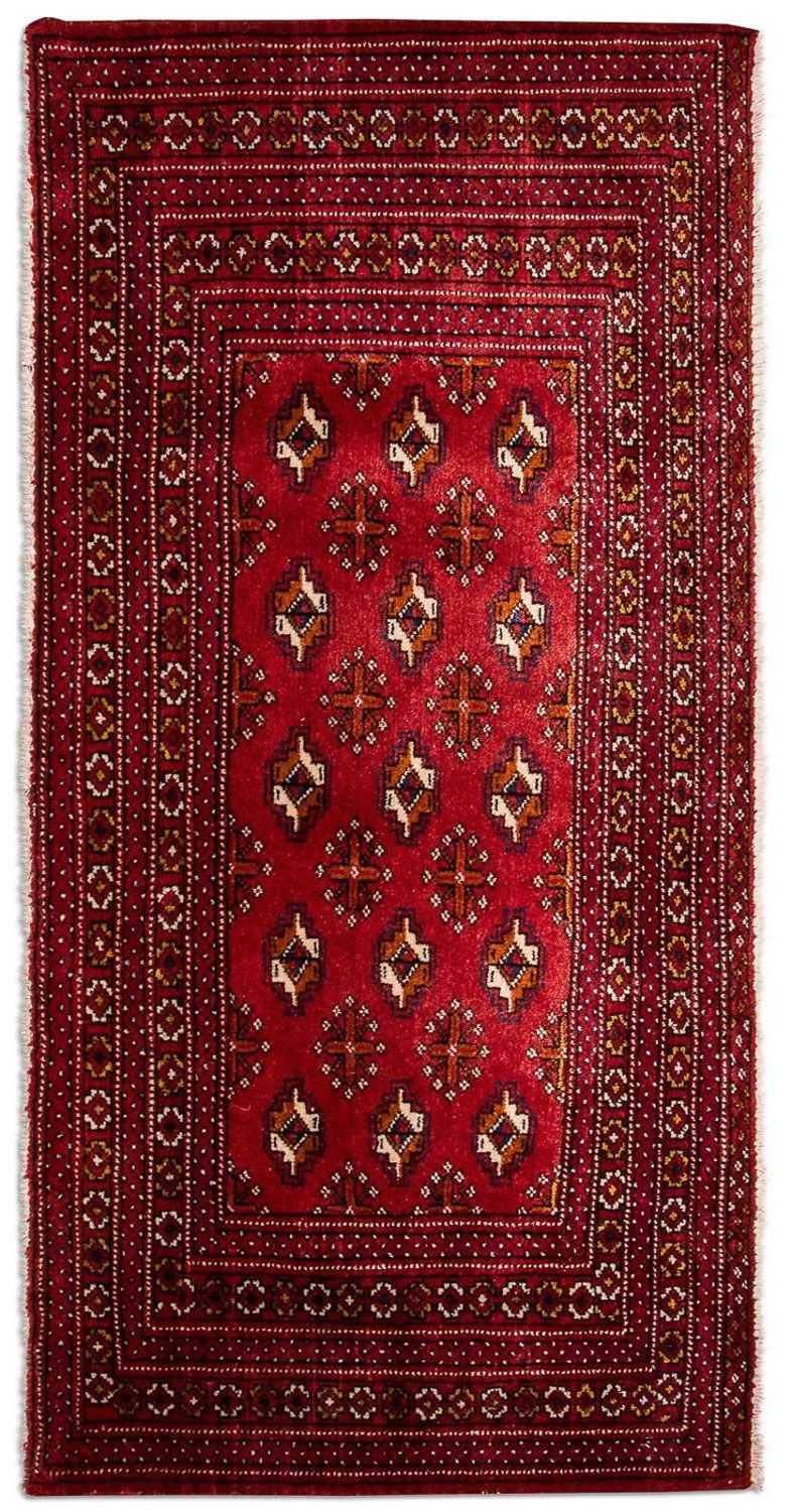 Tapis Turkaman - 140 x 70 cm - rouge