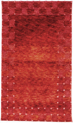 Tapis Népalais - 150 x 92 cm - rouge