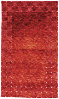 Tapis Népalais - 150 x 92 cm - rouge