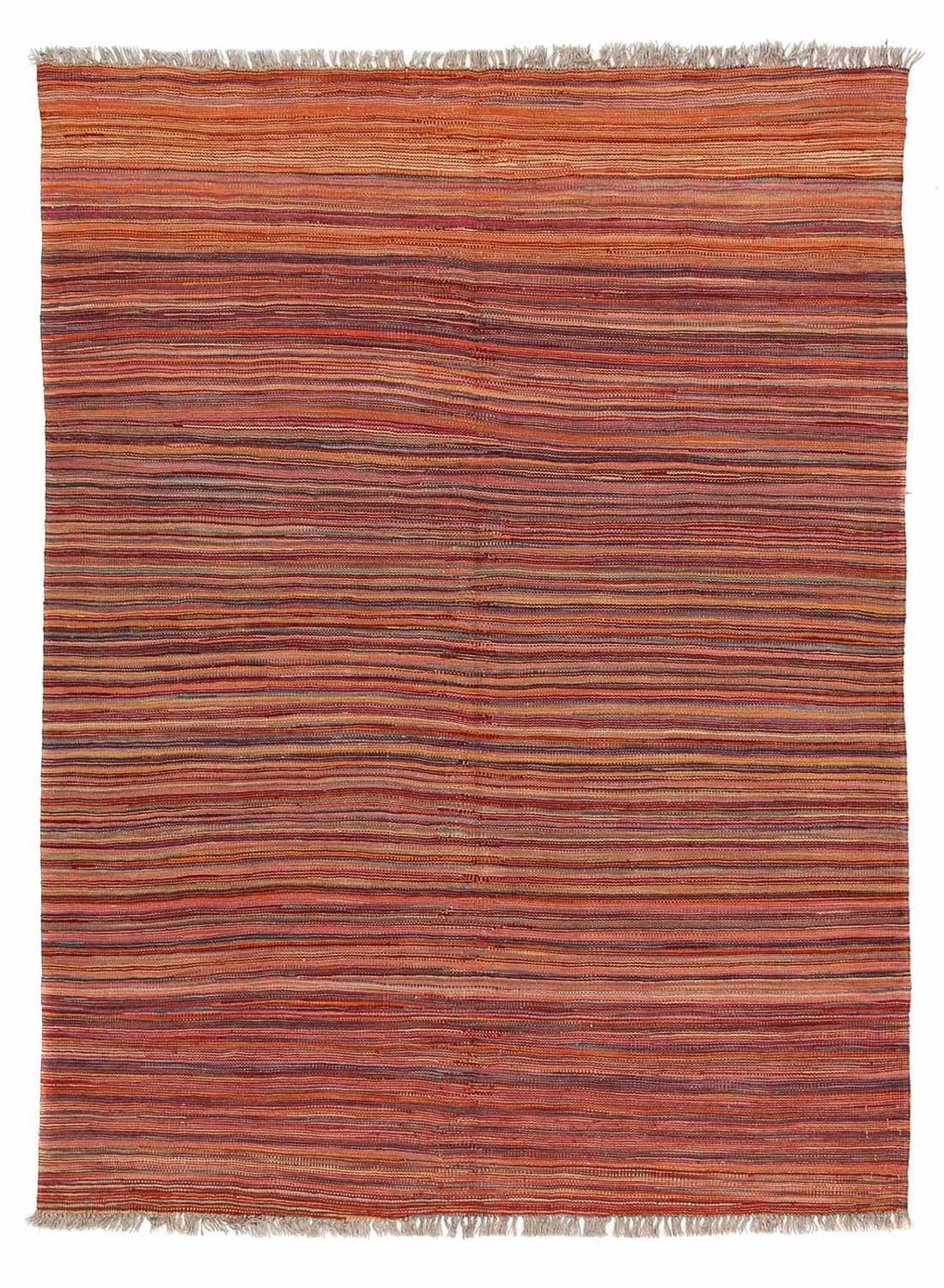 Tapis Kelim - Splash - 198 x 140 cm - multicolore