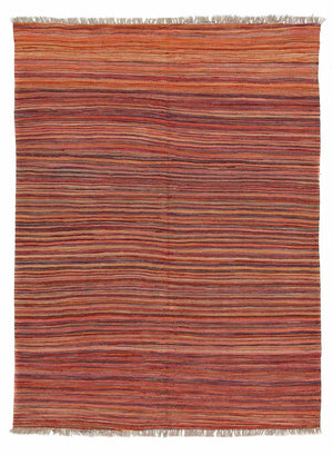 Tapis Kelim - Splash - 198 x 140 cm - multicolore