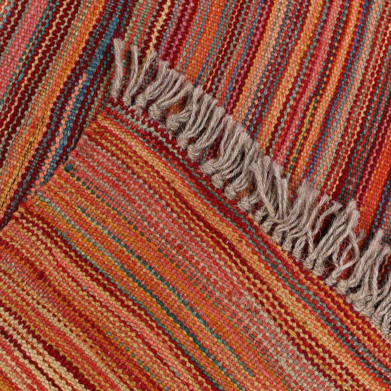 Tapis Kelim - Splash - 198 x 140 cm - multicolore