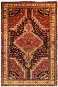 Tapis persan - Nomadic - 148 x 97 cm - bleu