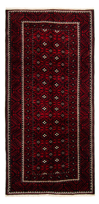 Tapis persan - Nomadic - 304 x 150 cm - rouge