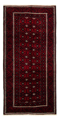 Tapis persan - Nomadic - 304 x 150 cm - rouge