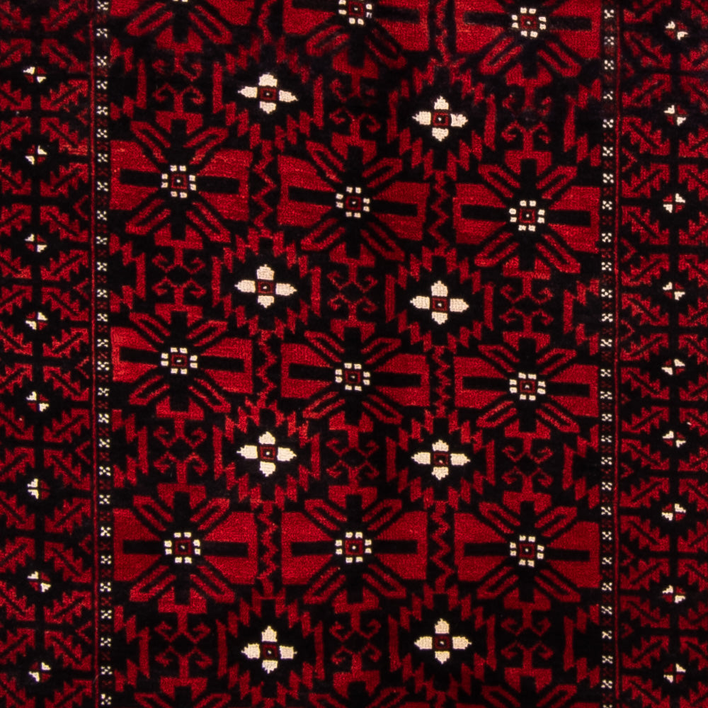 Tapis persan - Nomadic - 304 x 150 cm - rouge