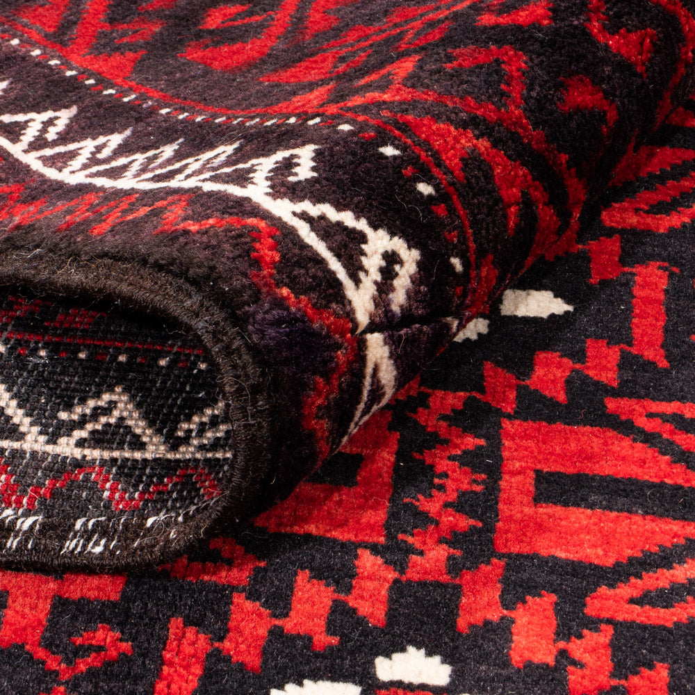 Tapis persan - Nomadic - 304 x 150 cm - rouge