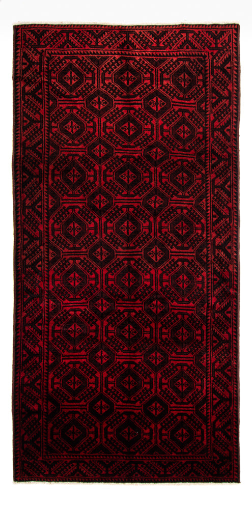 Tapis persan - Nomadic - 335 x 167 cm - rouge