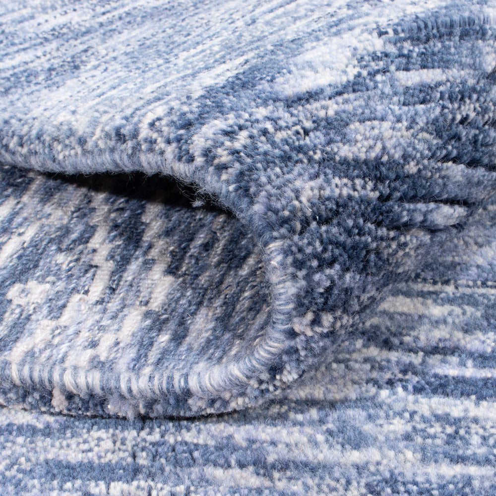 Tapis Népalais - 239 x 170 cm - bleu