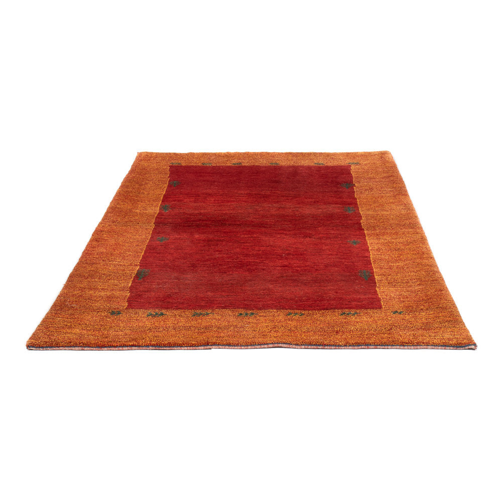 Tapis Gabbeh - Loribaft Persan - 198 x 145 cm - rouge