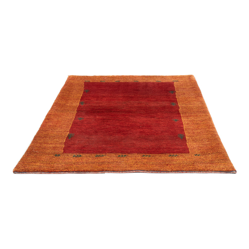 Tapis Gabbeh - Loribaft Persan - 198 x 145 cm - rouge