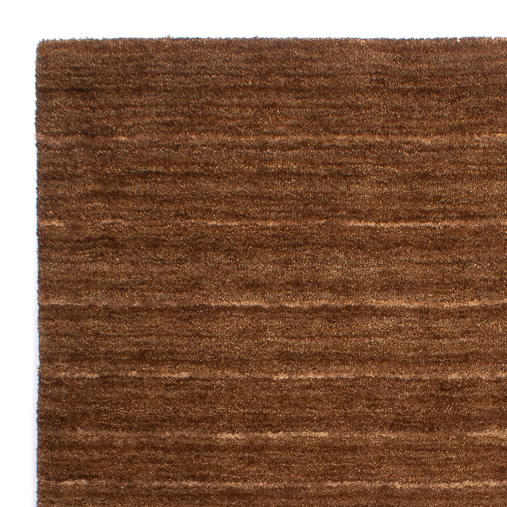 Tapis en laine - 194 x 135 cm - marron