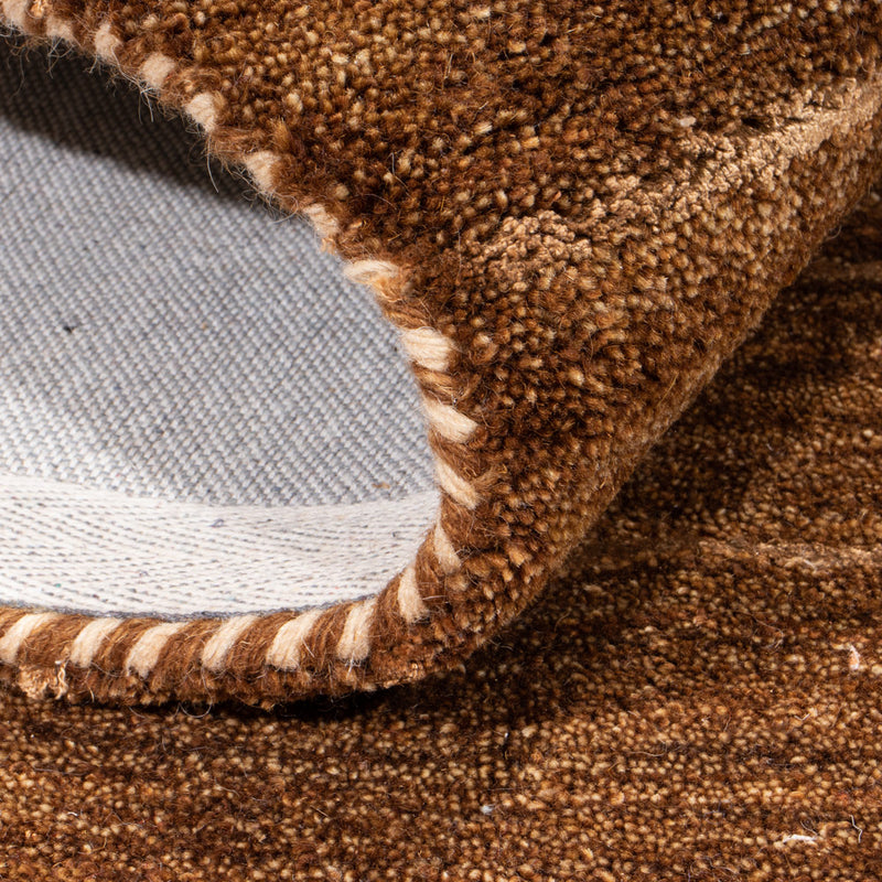 Tapis en laine - 194 x 135 cm - marron