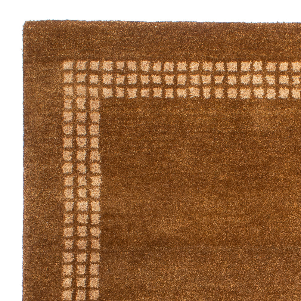 Tapis en laine - 193 x 135 cm - marron