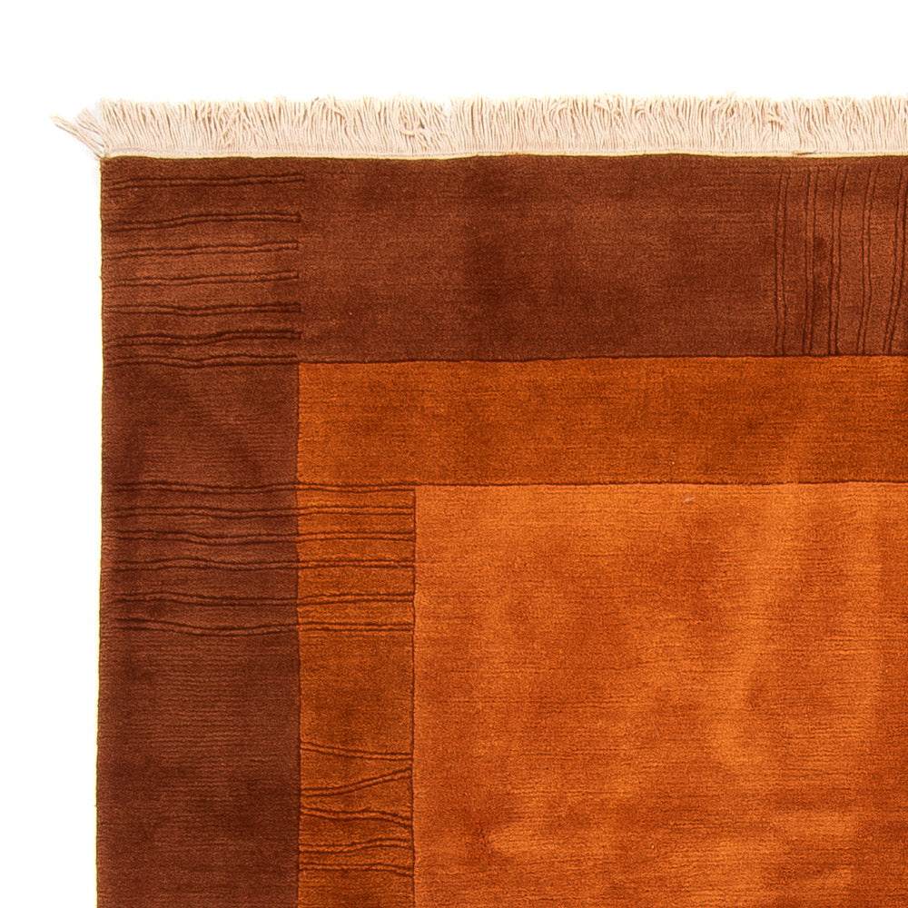 Tapis Népalais - Royal carré  - 205 x 203 cm - marron