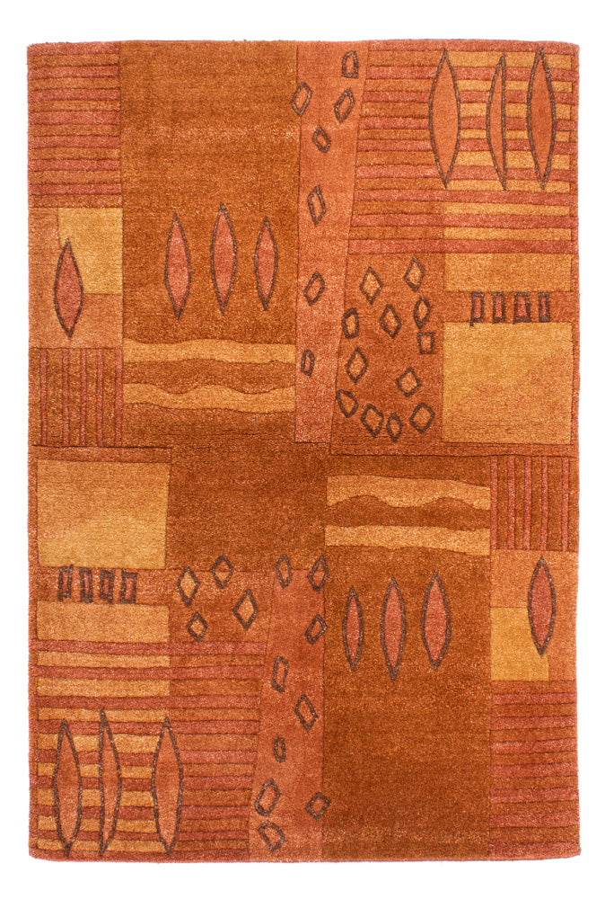 Tapis Népalais - 183 x 120 cm - marron
