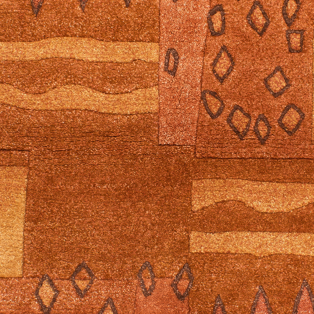 Tapis Népalais - 183 x 120 cm - marron