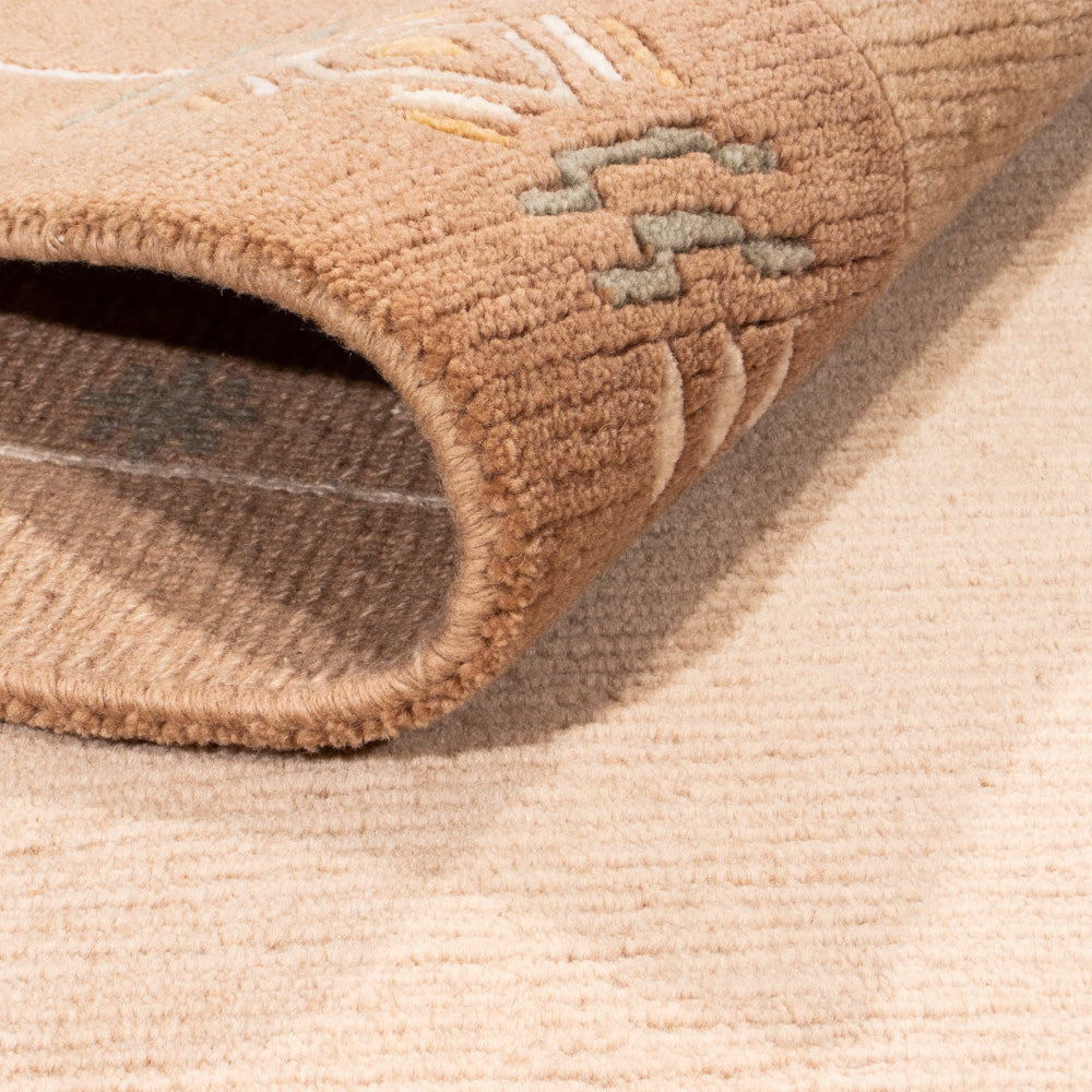 Tapis Népalais - Royal - 184 x 124 cm - marron