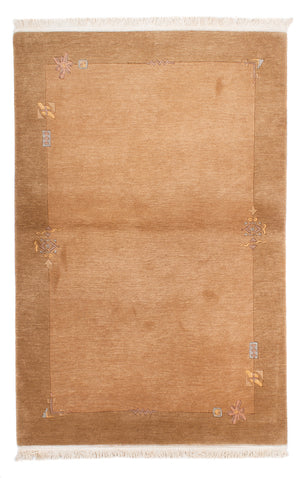 Tapis Népalais - 185 x 121 cm - marron