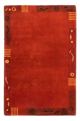 Tapis Népalais - 180 x 120 cm - rouge
