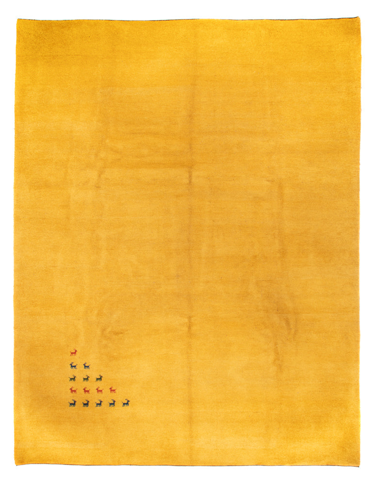 Tapis Gabbeh - Indus - 394 x 307 cm - or