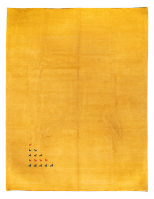 Tapis Gabbeh - Indus - 394 x 307 cm - or