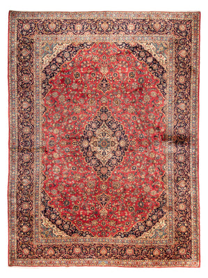 Tapis persan - Keshan - Royal - 407 x 301 cm - rouge