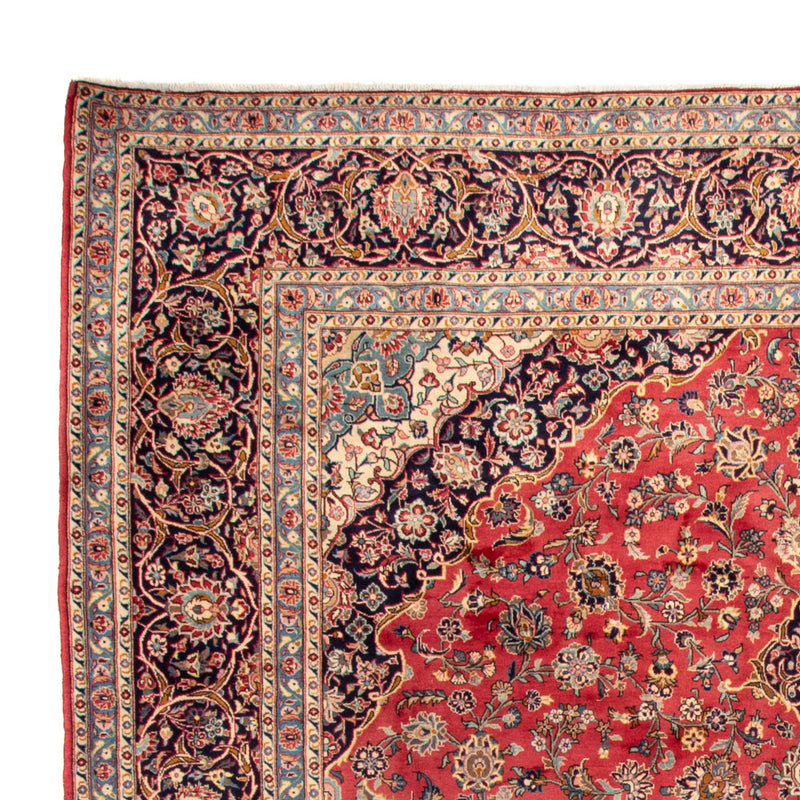 Tapis persan - Keshan - Royal - 407 x 301 cm - rouge