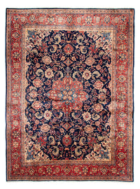 Tapis persan - Classique - 382 x 273 cm - bleu foncé