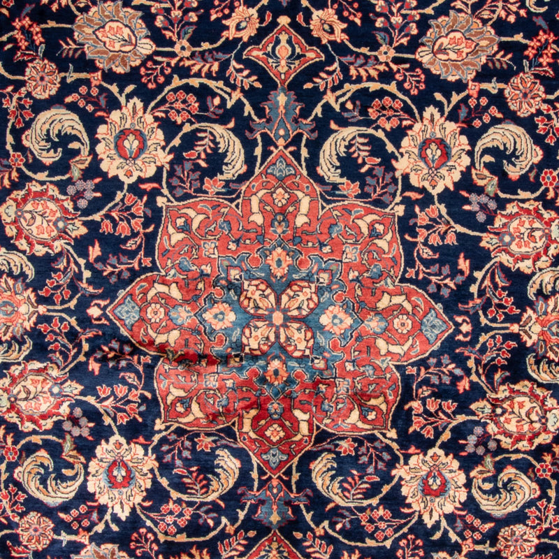 Tapis persan - Classique - 382 x 273 cm - bleu foncé