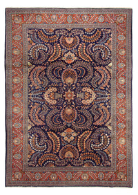 Tapis persan - Classique - 345 x 243 cm - bleu foncé