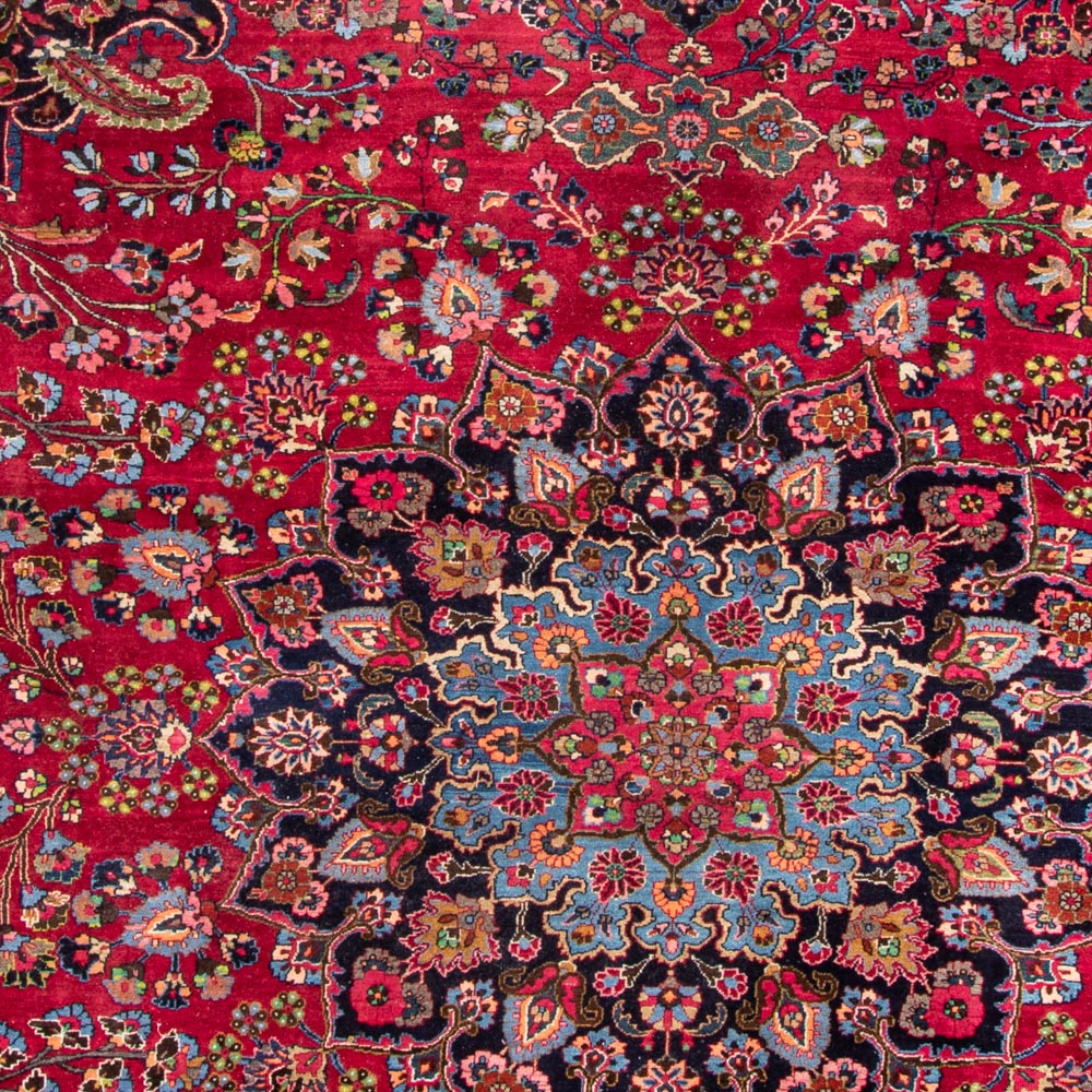 Tapis persan - Classique - 491 x 357 cm - rouge