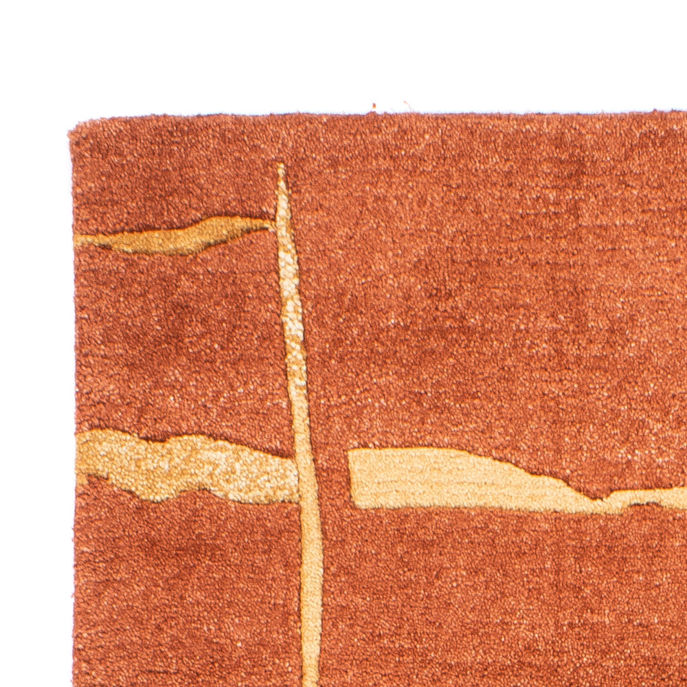 Tapis Népalais - 162 x 92 cm - marron