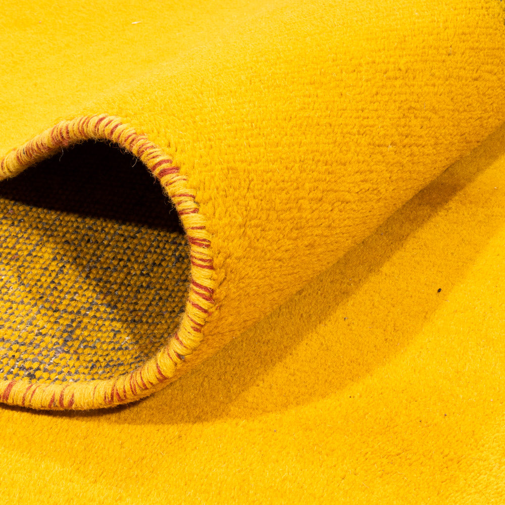 Tapis Gabbeh - Indus - 388 x 299 cm - jaune