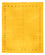 Tapis Gabbeh - Indus - 386 x 304 cm - jaune