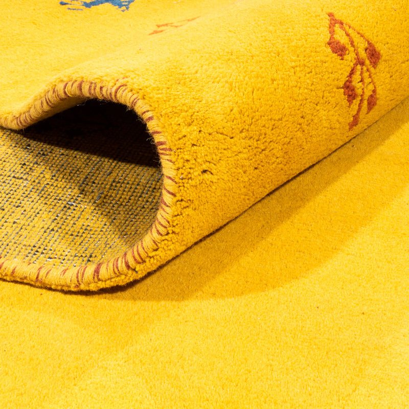 Tapis Gabbeh - Indus - 386 x 304 cm - jaune