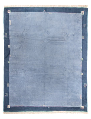 Tapis Népalais - 401 x 300 cm - bleu